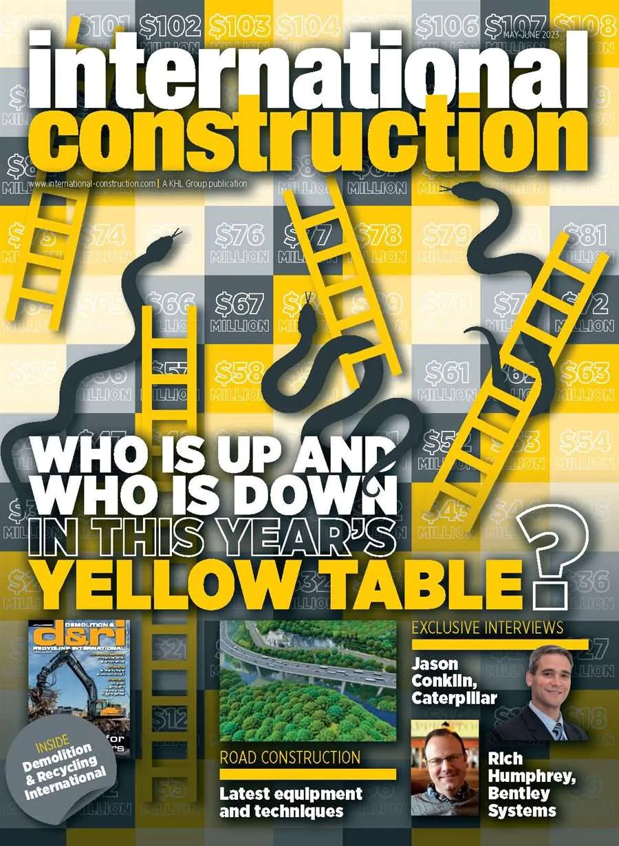 Компания XCMG входит в тройку лидеров рейтинга Yellow Table 2023!